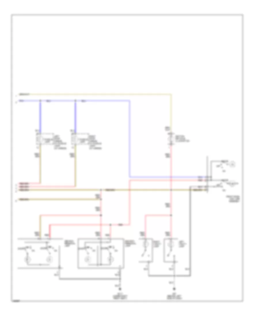 Courtesy Lamps Wiring Diagram (2 of 2) for Nissan Armada LE 2007