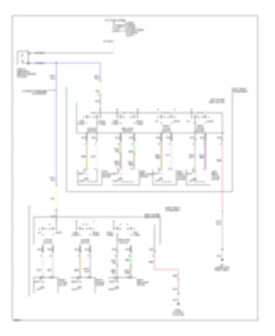 Power Seat Wiring Diagram for Nissan Armada LE 2007