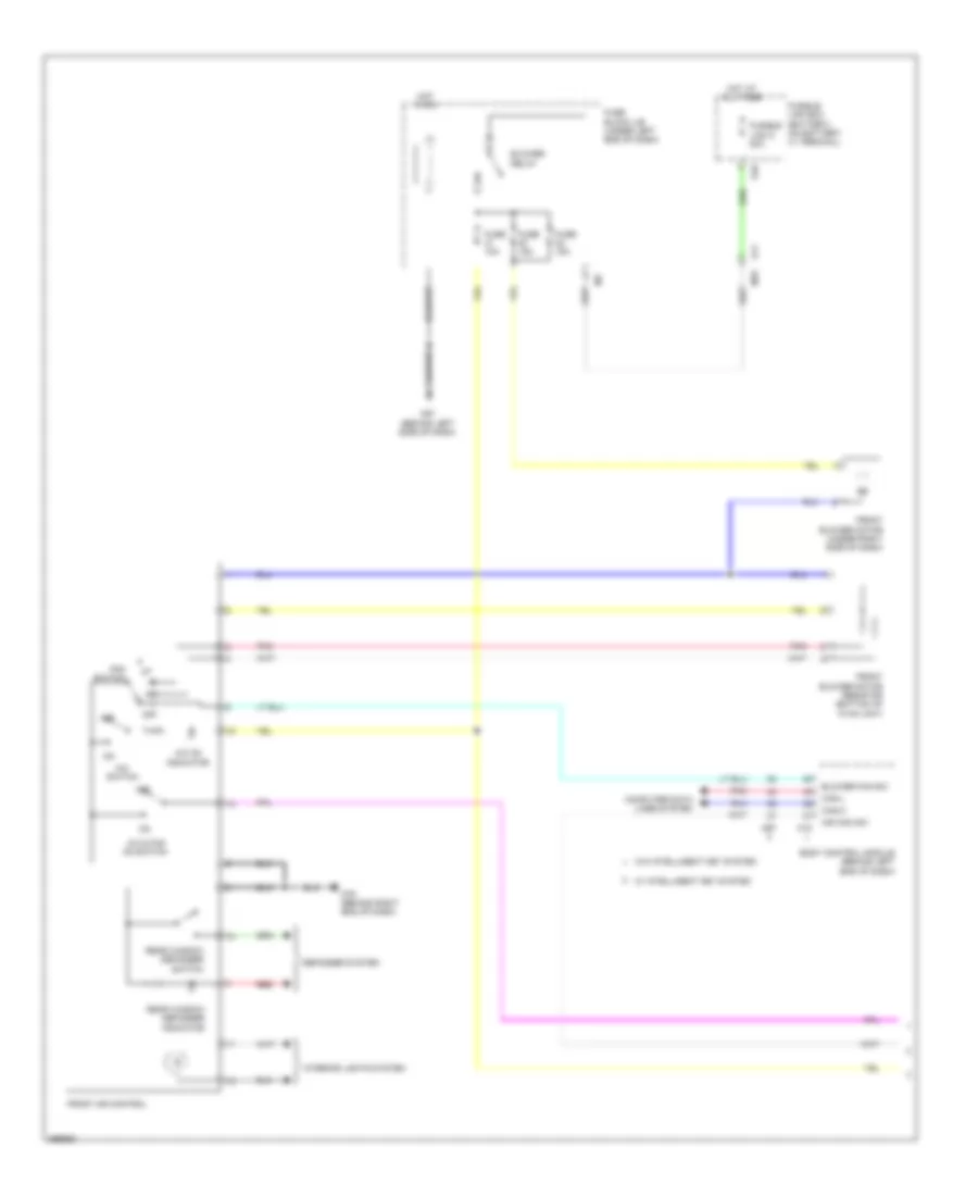 Manual A C Wiring Diagram 1 of 2 for Nissan Versa SV 2013