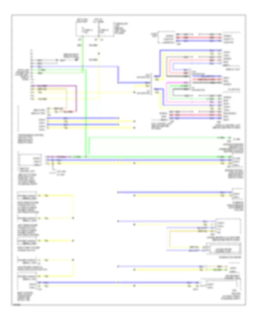 Computer Data Lines Wiring Diagram for Nissan Maxima SE 2004