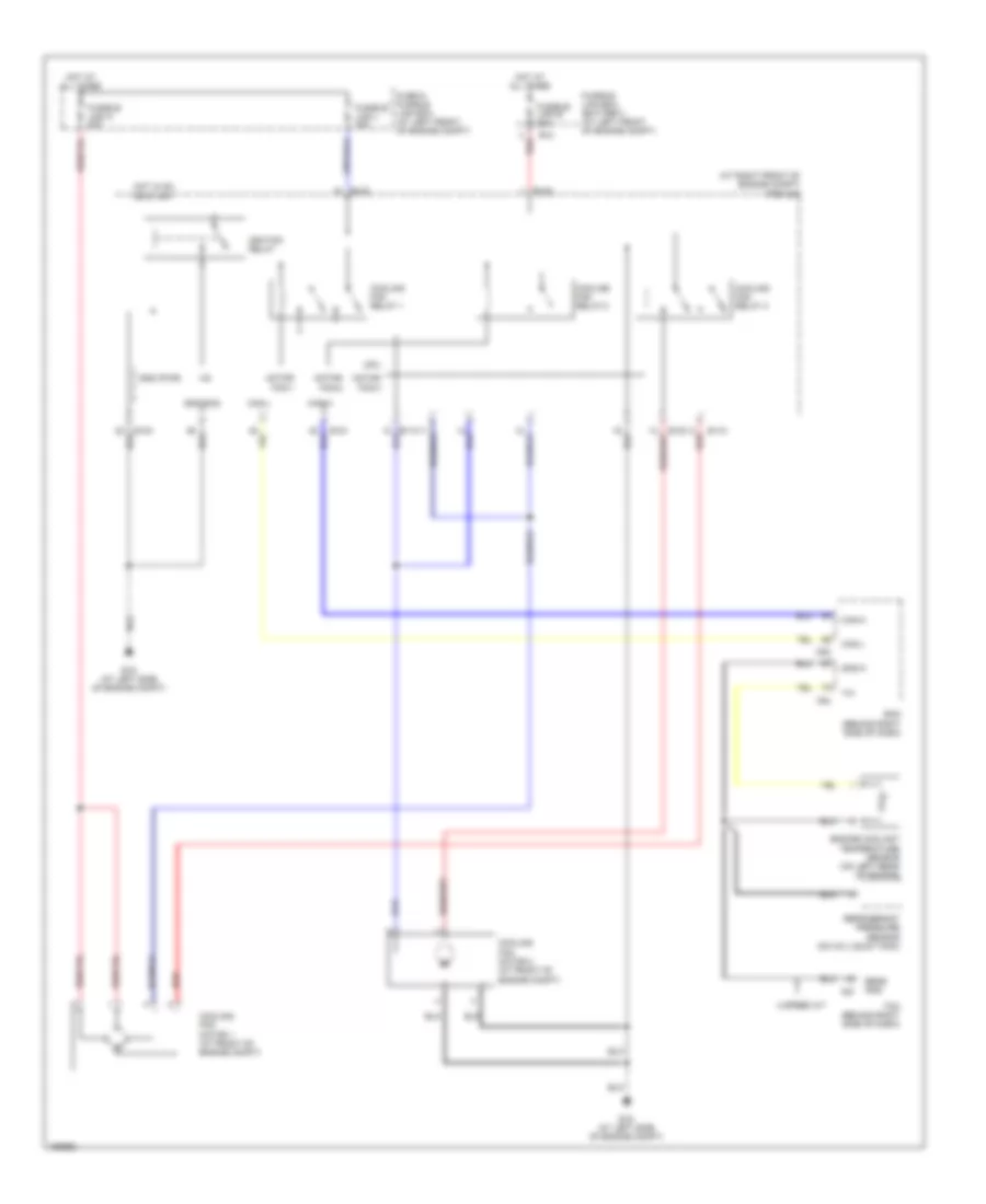 Cooling Fan Wiring Diagram for Nissan Maxima SE 2004