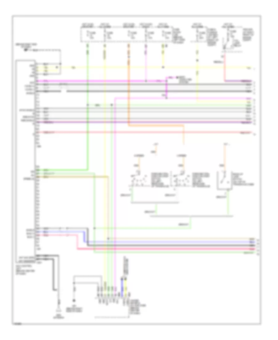 Navigation Wiring Diagram 1 of 2 for Nissan Maxima SE 2004