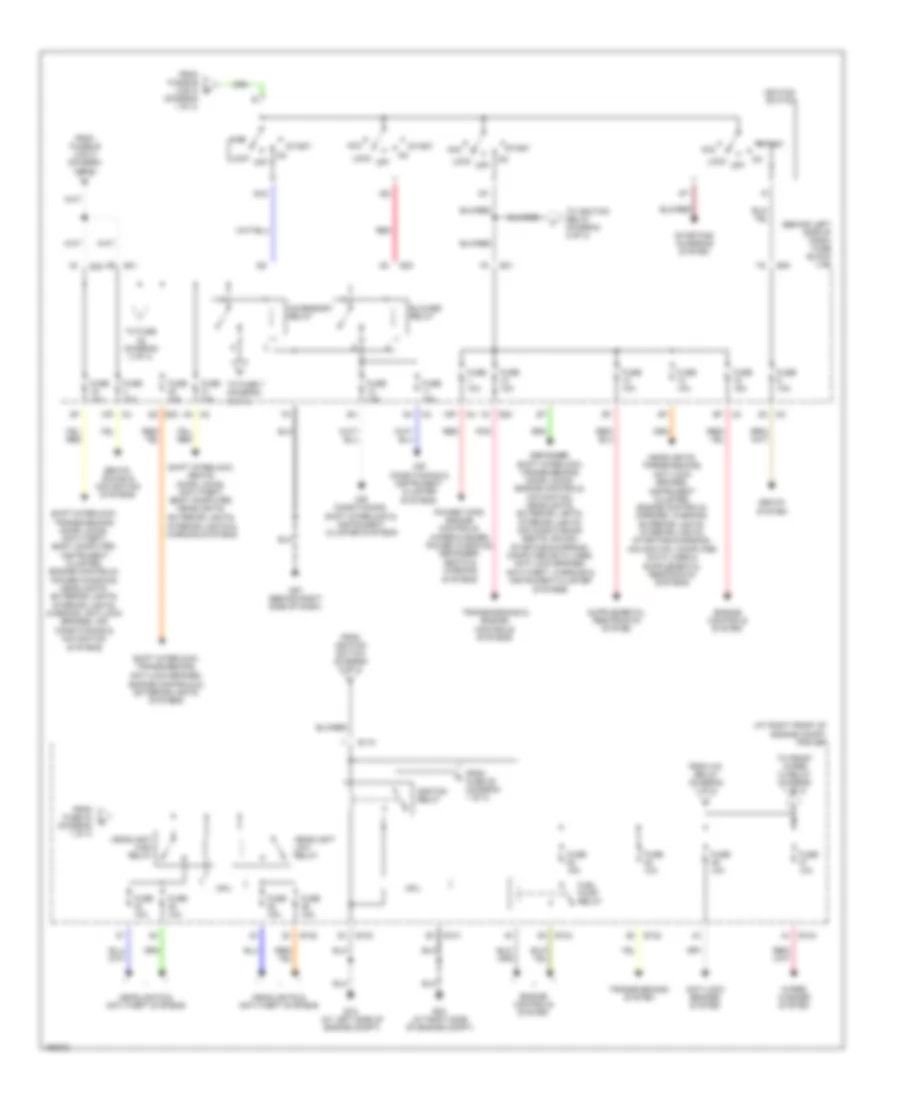 Power Distribution Wiring Diagram 2 of 3 for Nissan Maxima SE 2004