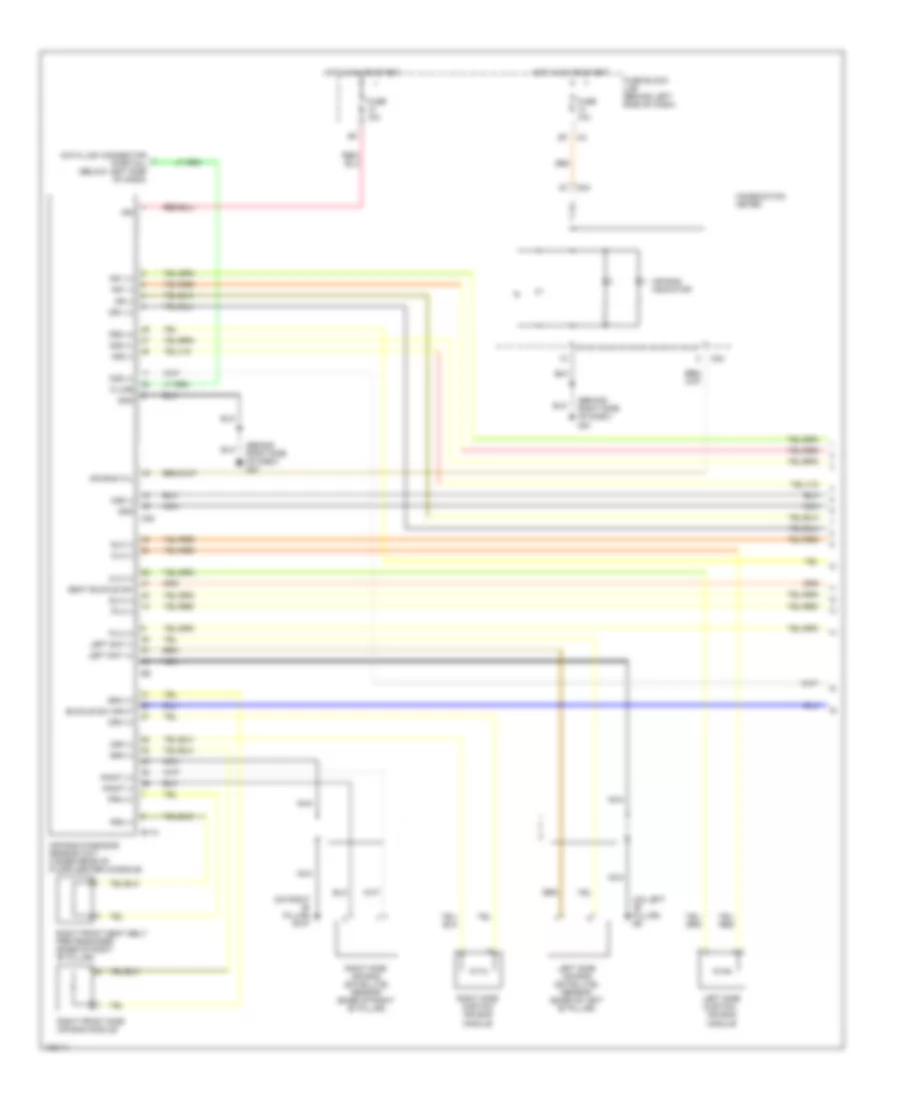 Supplemental Restraints Wiring Diagram 1 of 2 for Nissan Maxima SE 2004