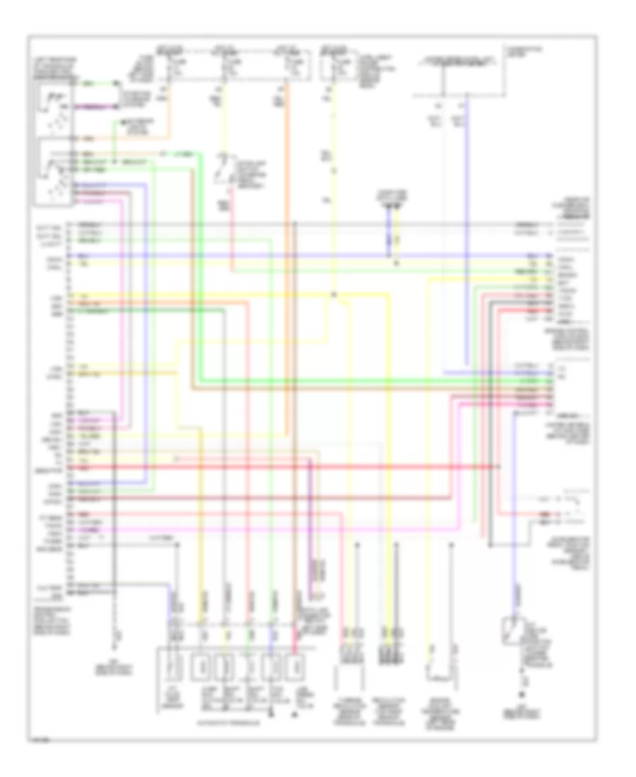 A T Wiring Diagram 4 Speed A T for Nissan Maxima SE 2004