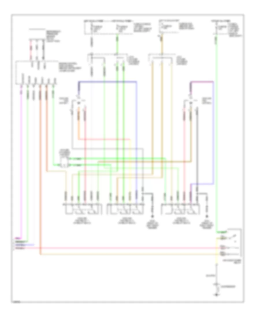 Automatic A C Wiring Diagram 2 of 2 for Nissan Maxima GLE 2000