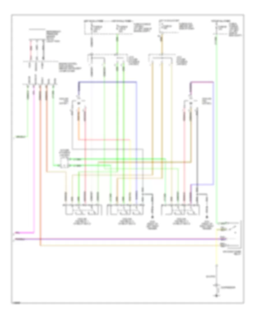 Manual AC Wiring Diagram (2 of 2) for Nissan Maxima GLE 2000