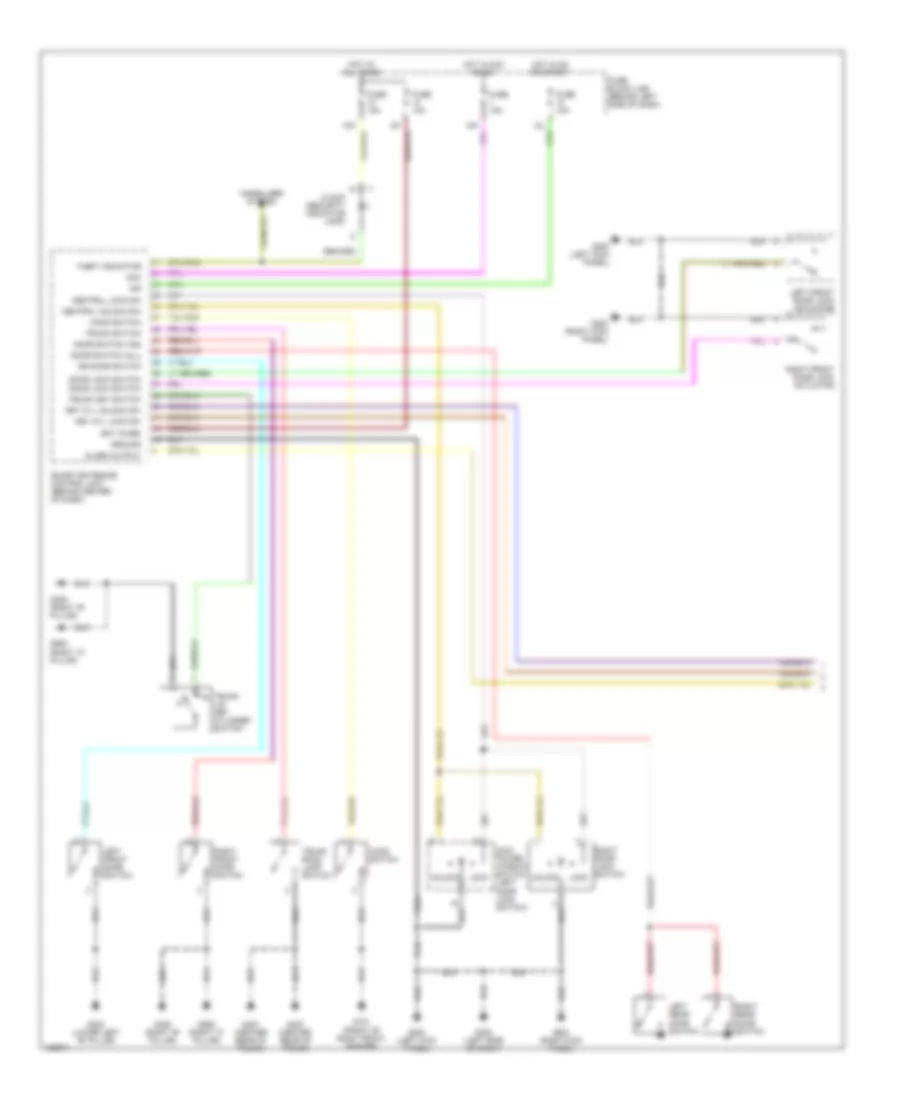 Anti theft Wiring Diagram 1 of 2 for Nissan Maxima GLE 2000