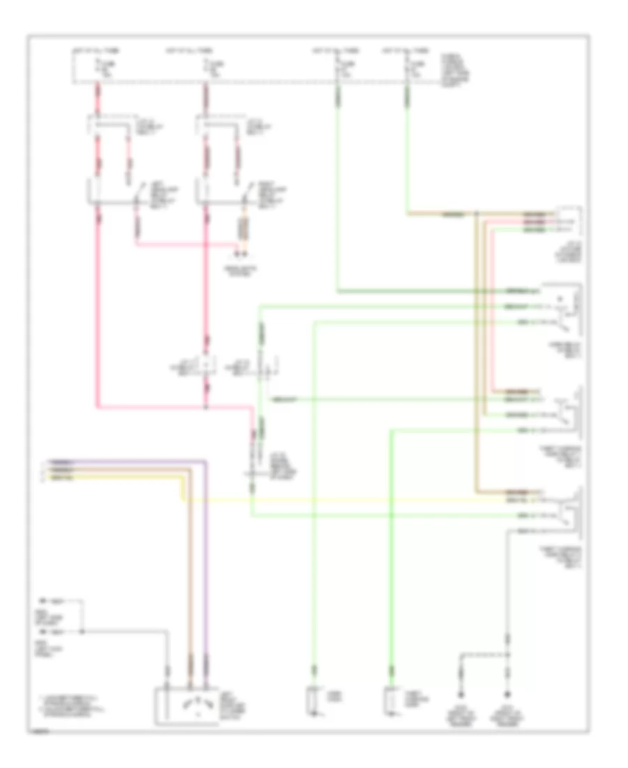 Anti-theft Wiring Diagram (2 of 2) for Nissan Maxima GLE 2000