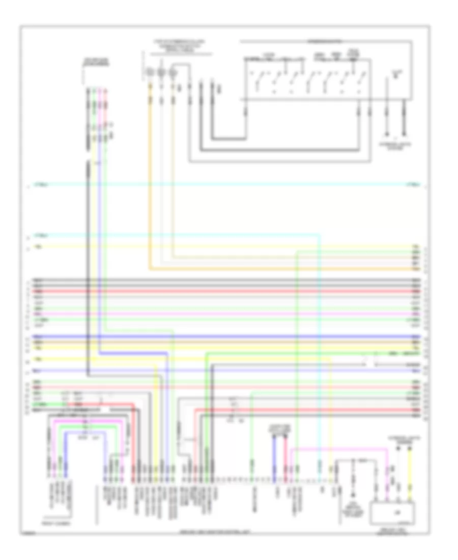 Radio Wiring Diagram, Bose (3 of 4) for Nissan Rogue SV 2012