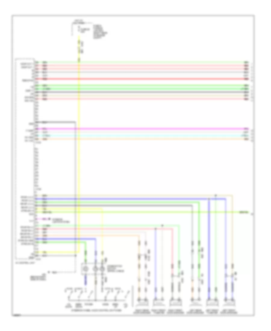Mid Line Radio Wiring Diagram 1 of 3 for Nissan Pathfinder SV 2011