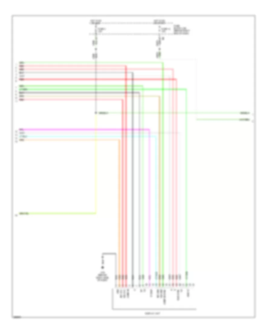 Mid Line Radio Wiring Diagram 2 of 3 for Nissan Pathfinder SV 2011