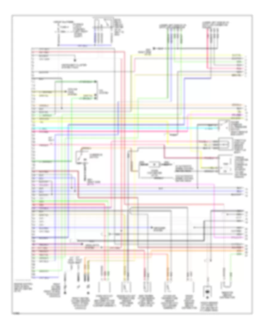 1 6L Engine Performance Wiring Diagrams 1 of 2 for Nissan 200SX SE 1996