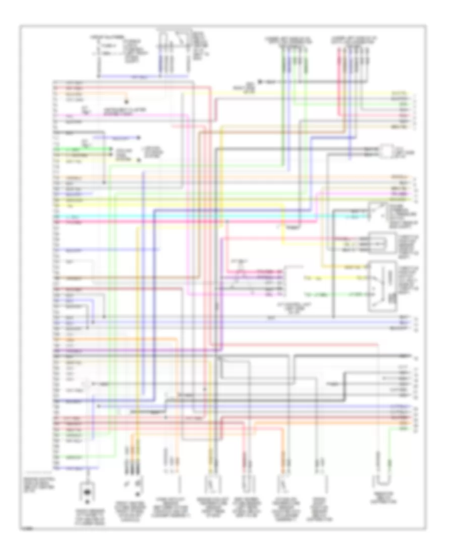 2 0L Engine Performance Wiring Diagrams 1 of 2 for Nissan 200SX SE 1996