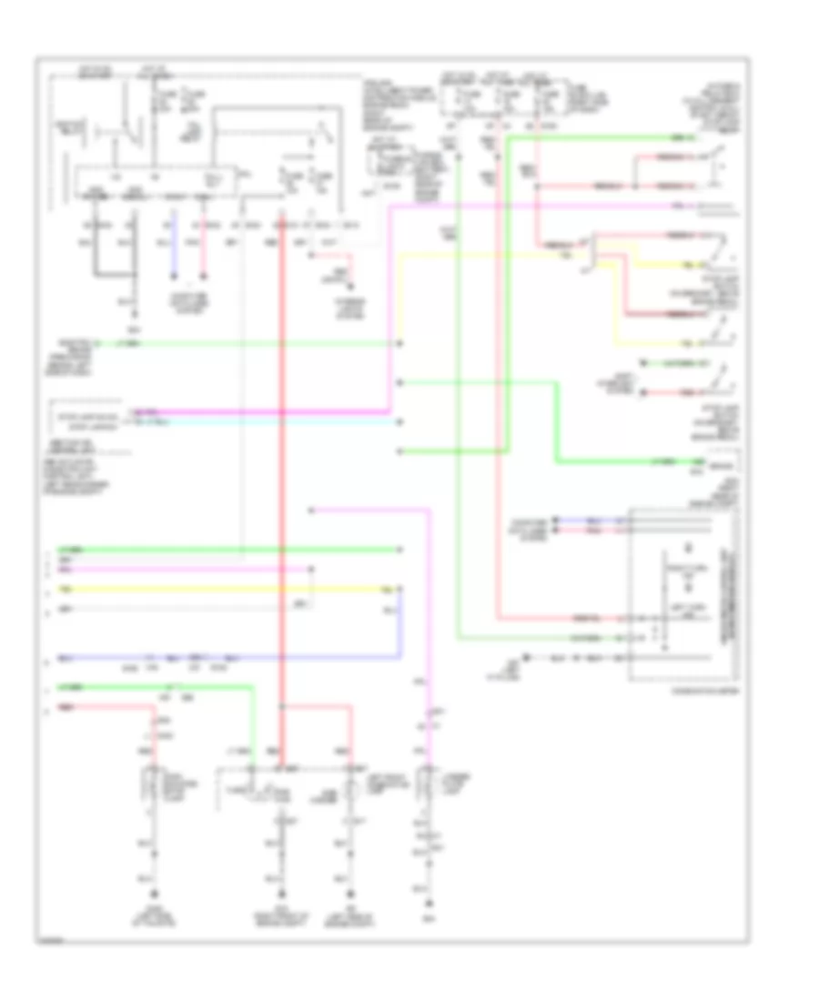 Exterior Lamps Wiring Diagram 2 of 2 for Nissan Xterra PRO 4X 2013