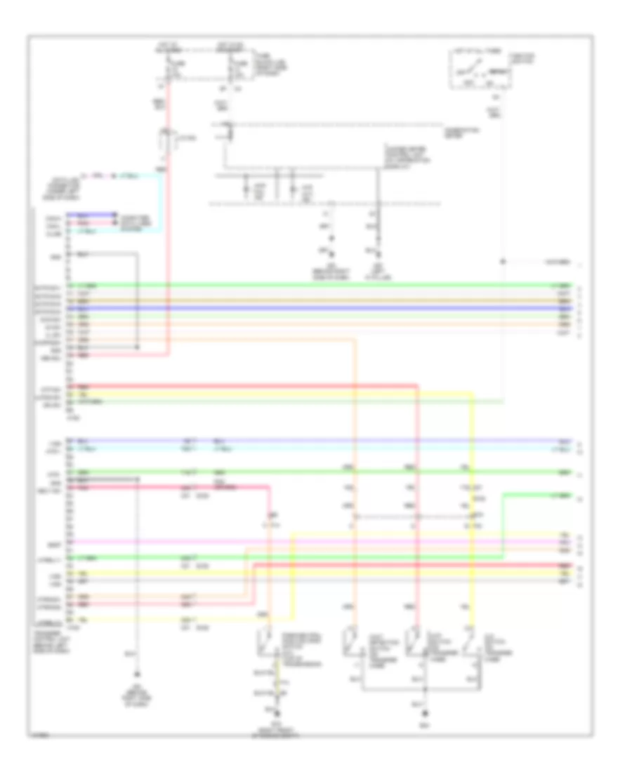 4WD Wiring Diagram 1 of 2 for Nissan Xterra PRO 4X 2013