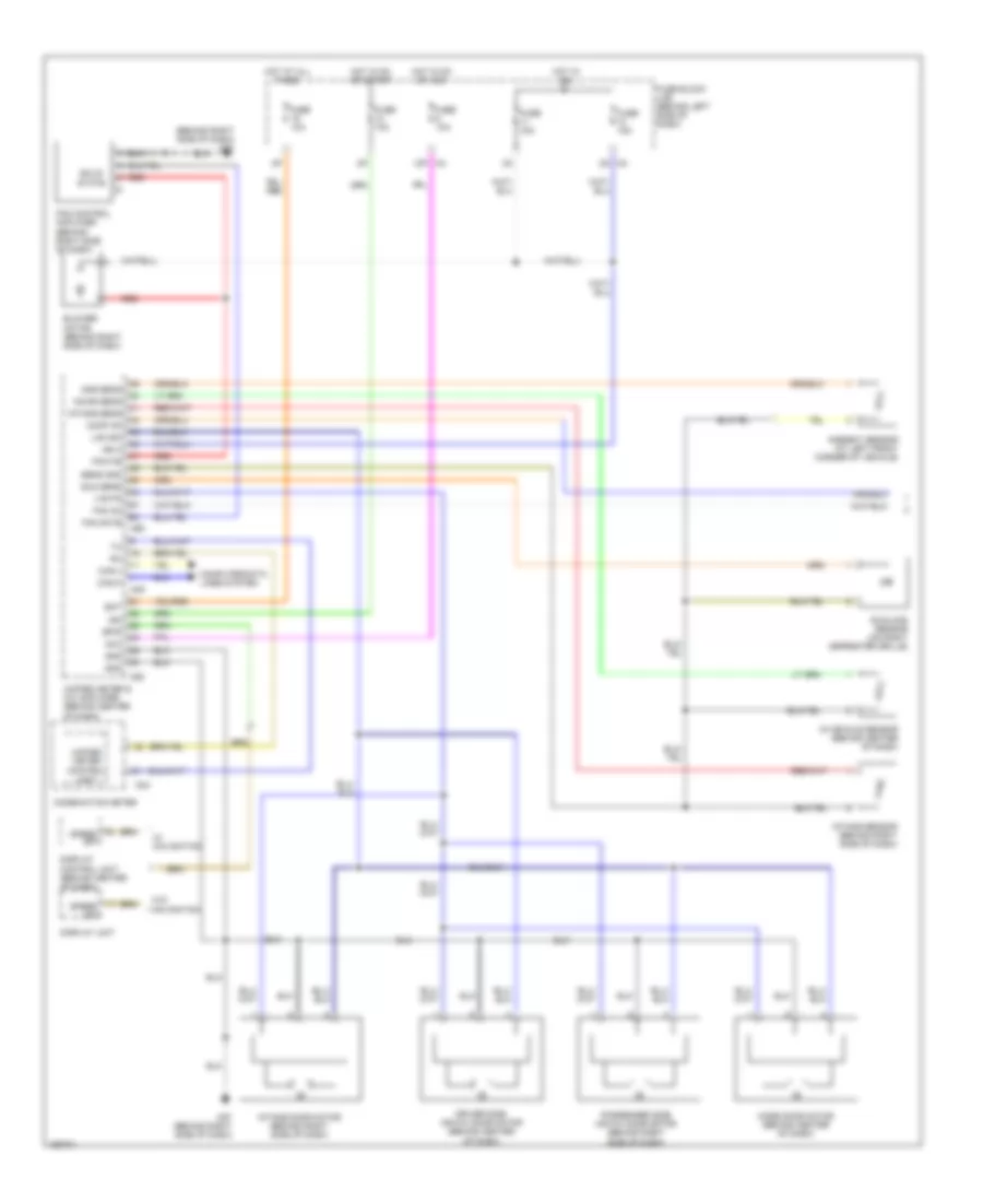 Automatic A C Wiring Diagram 1 of 2 for Nissan Maxima SL 2004