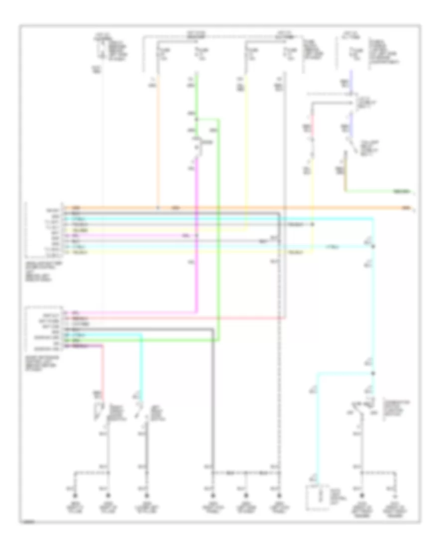 Instrument Illumination Wiring Diagram 1 of 2 for Nissan Maxima GXE 2000