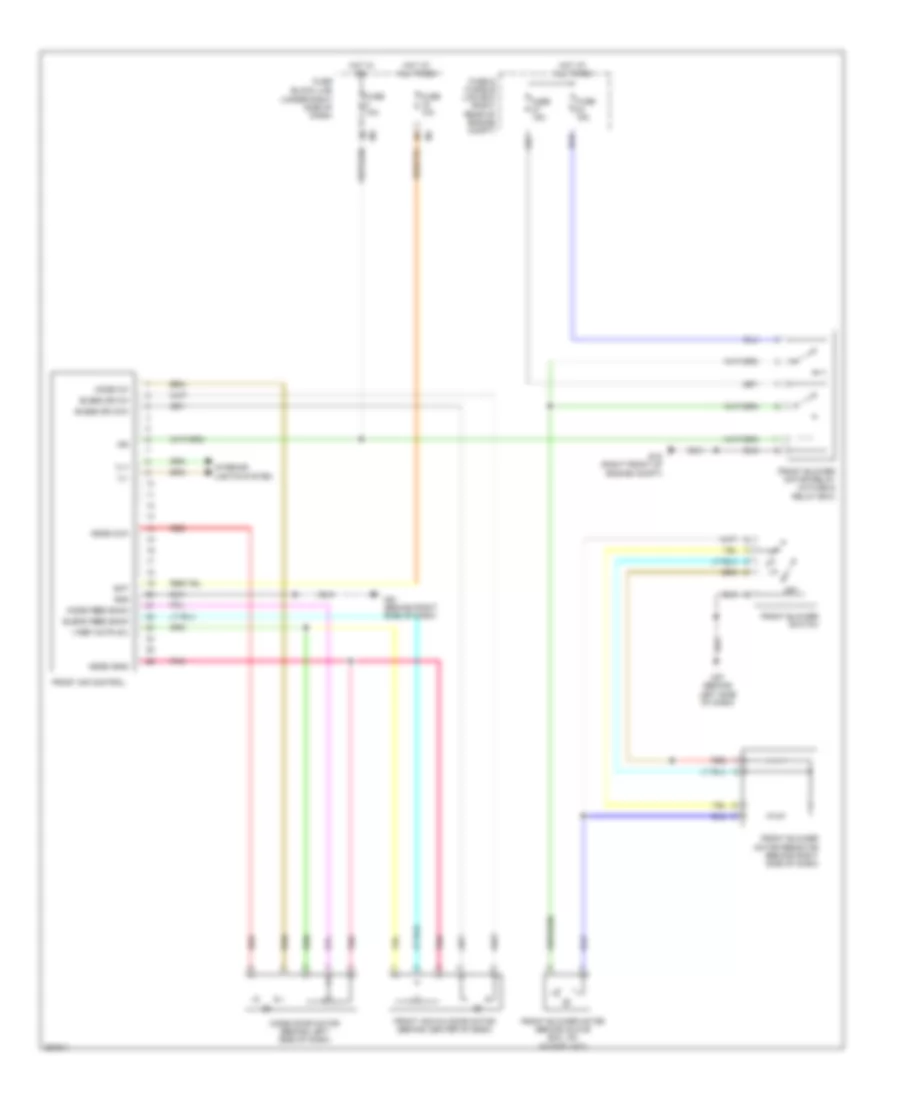 Heater Wiring Diagram for Nissan Frontier LE 2007