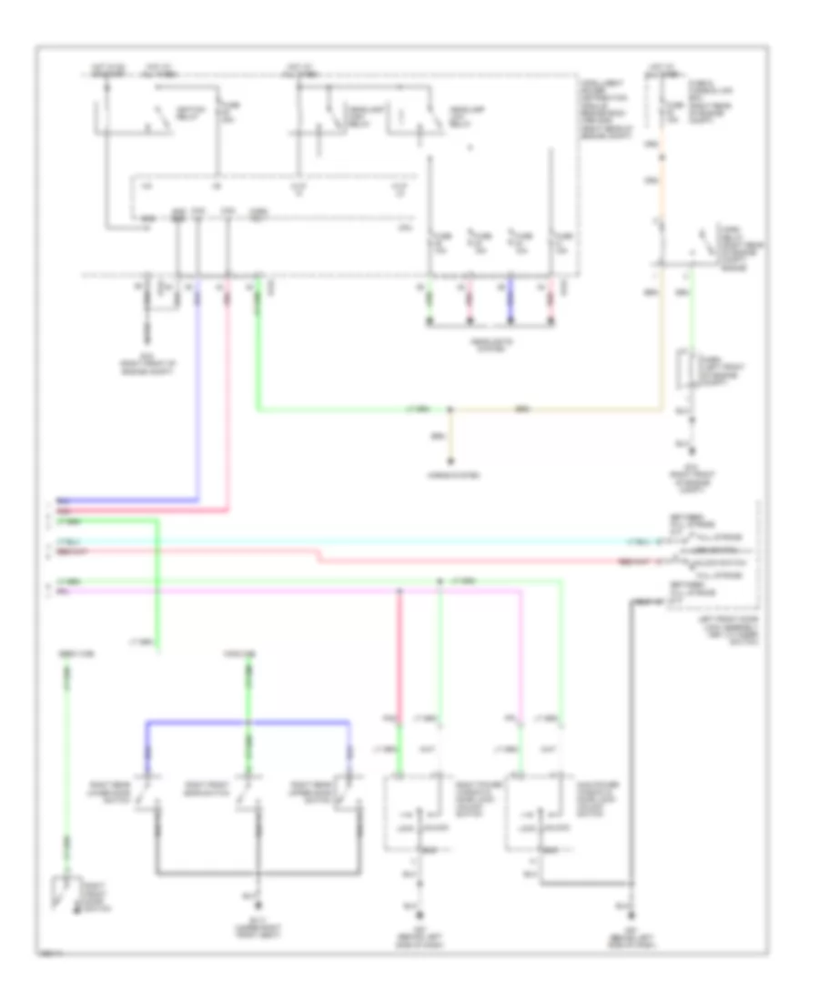 Forced Entry Wiring Diagram 2 of 2 for Nissan Frontier LE 2007