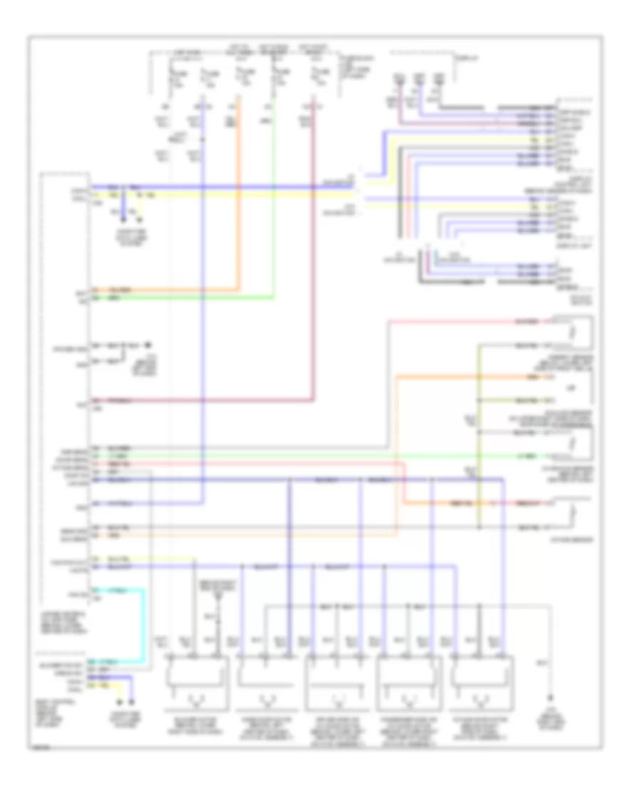 Automatic A C Wiring Diagram 1 of 2 for Nissan Murano SE 2004