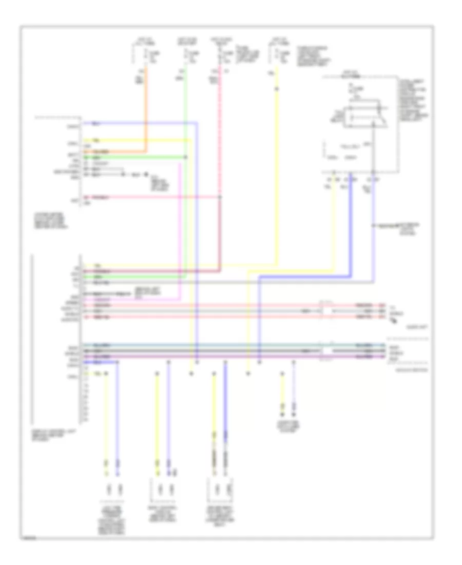 Display Wiring Diagram for Nissan Murano SE 2004