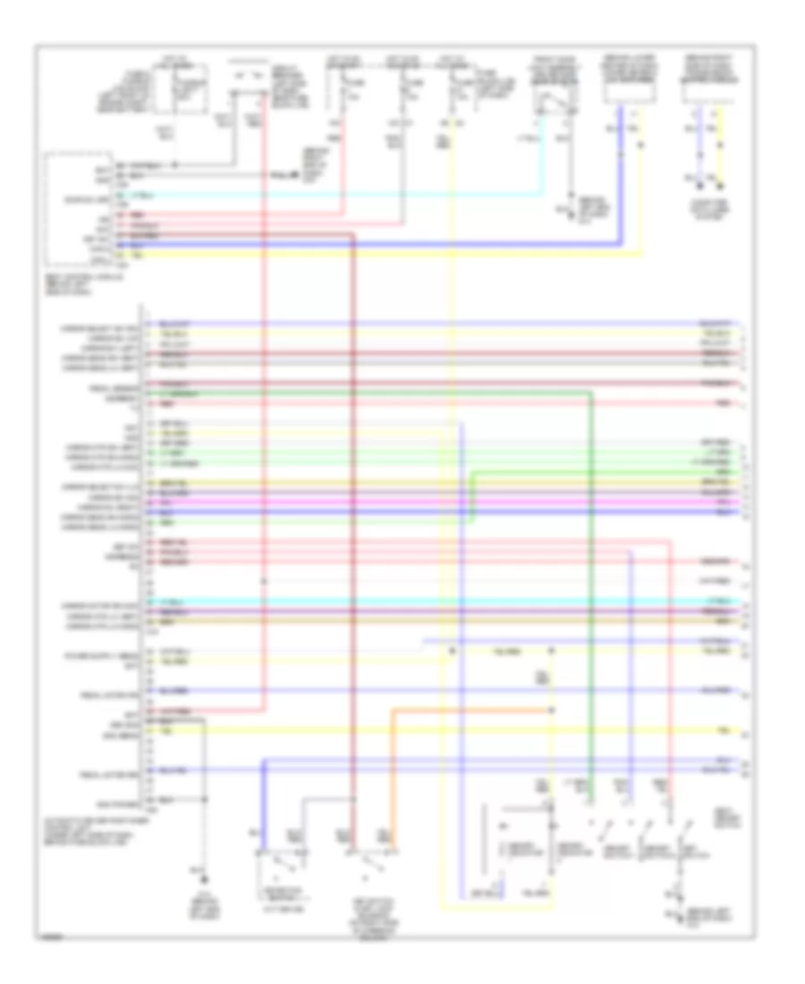 Memory Systems Wiring Diagram 1 of 3 for Nissan Murano SE 2004
