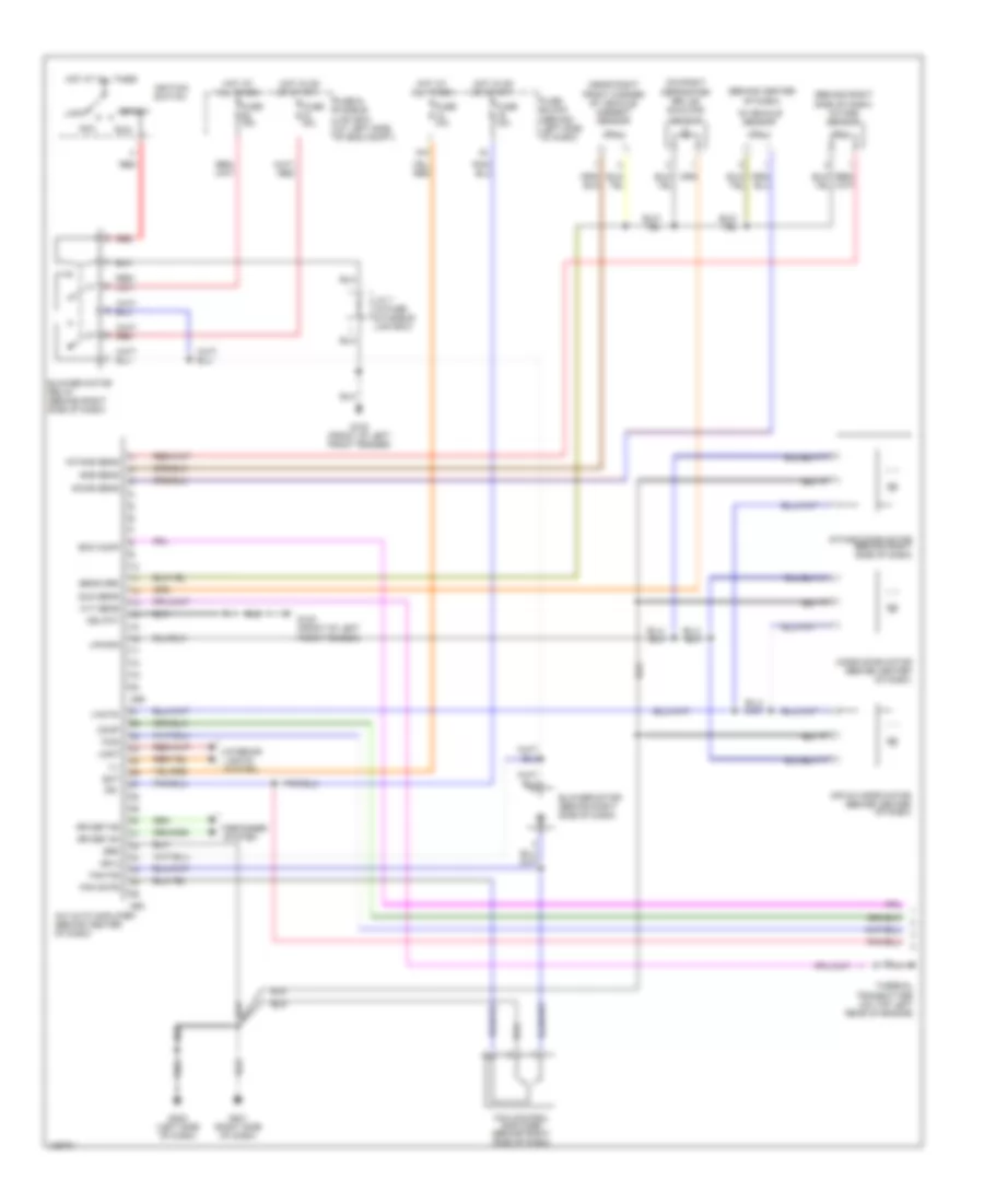 Automatic A C Wiring Diagram 1 of 2 for Nissan Maxima SE 2000