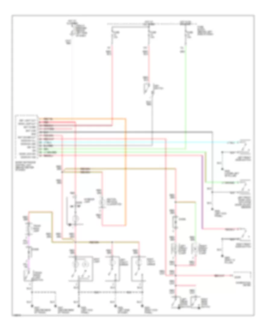 Courtesy Lamps Wiring Diagram for Nissan Maxima SE 2000