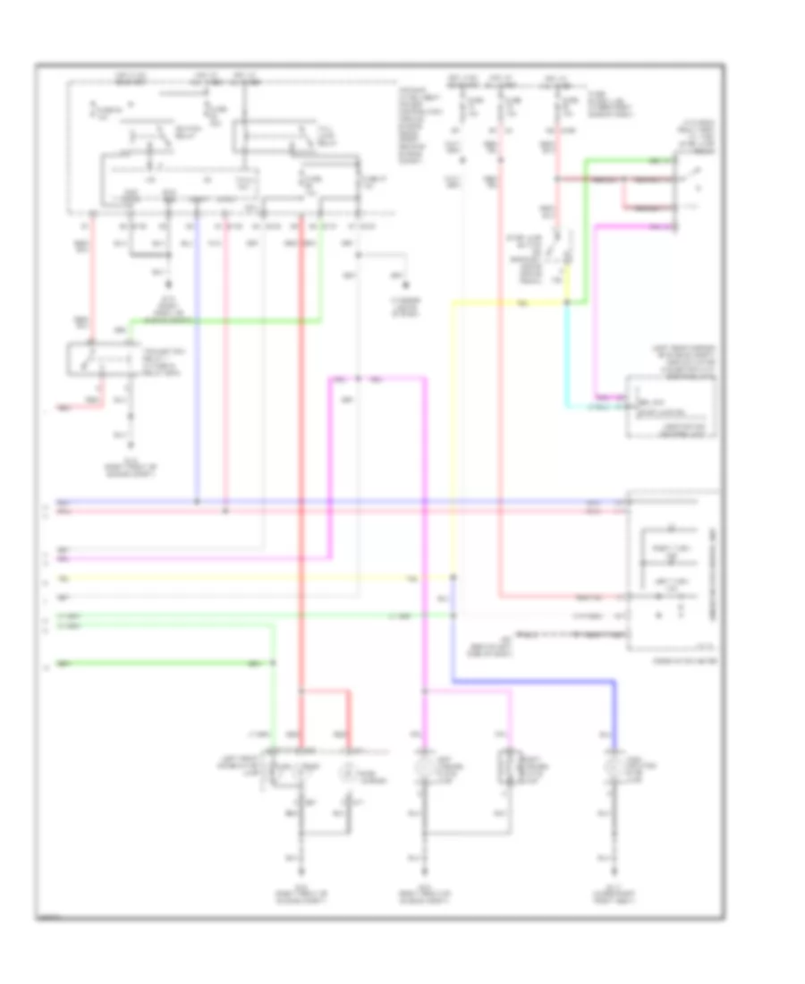 Exterior Lamps Wiring Diagram 2 of 2 for Nissan Frontier Nismo 2007