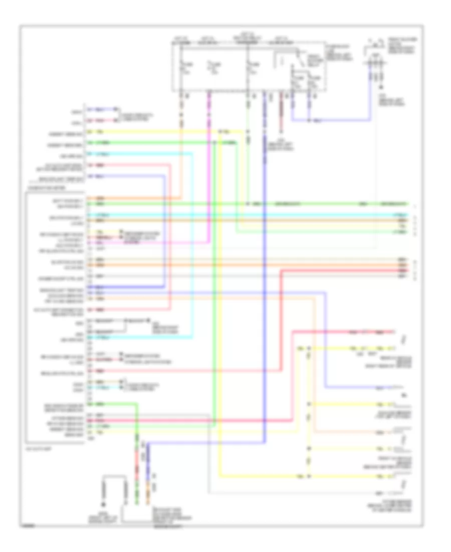 Automatic A C Wiring Diagram 1 of 3 for Nissan Quest S 2011