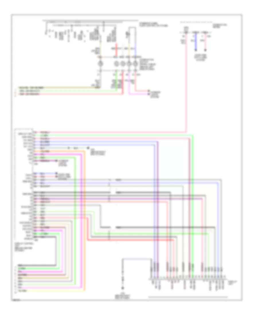Premium Radio Wiring Diagram 3 of 3 for Nissan Quest SL 2009