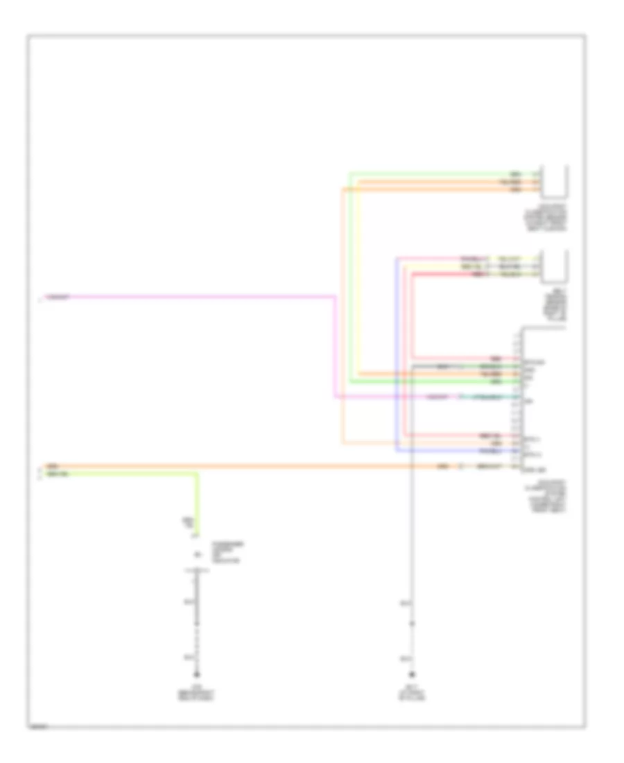Supplemental Restraints Wiring Diagram (3 of 3) for Nissan Quest SL 2009