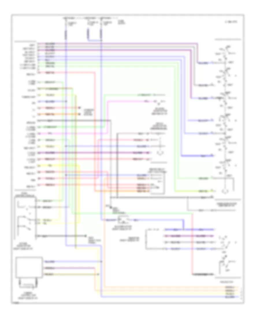 A C Wiring Diagram 1 of 2 for Nissan 240SX 1996
