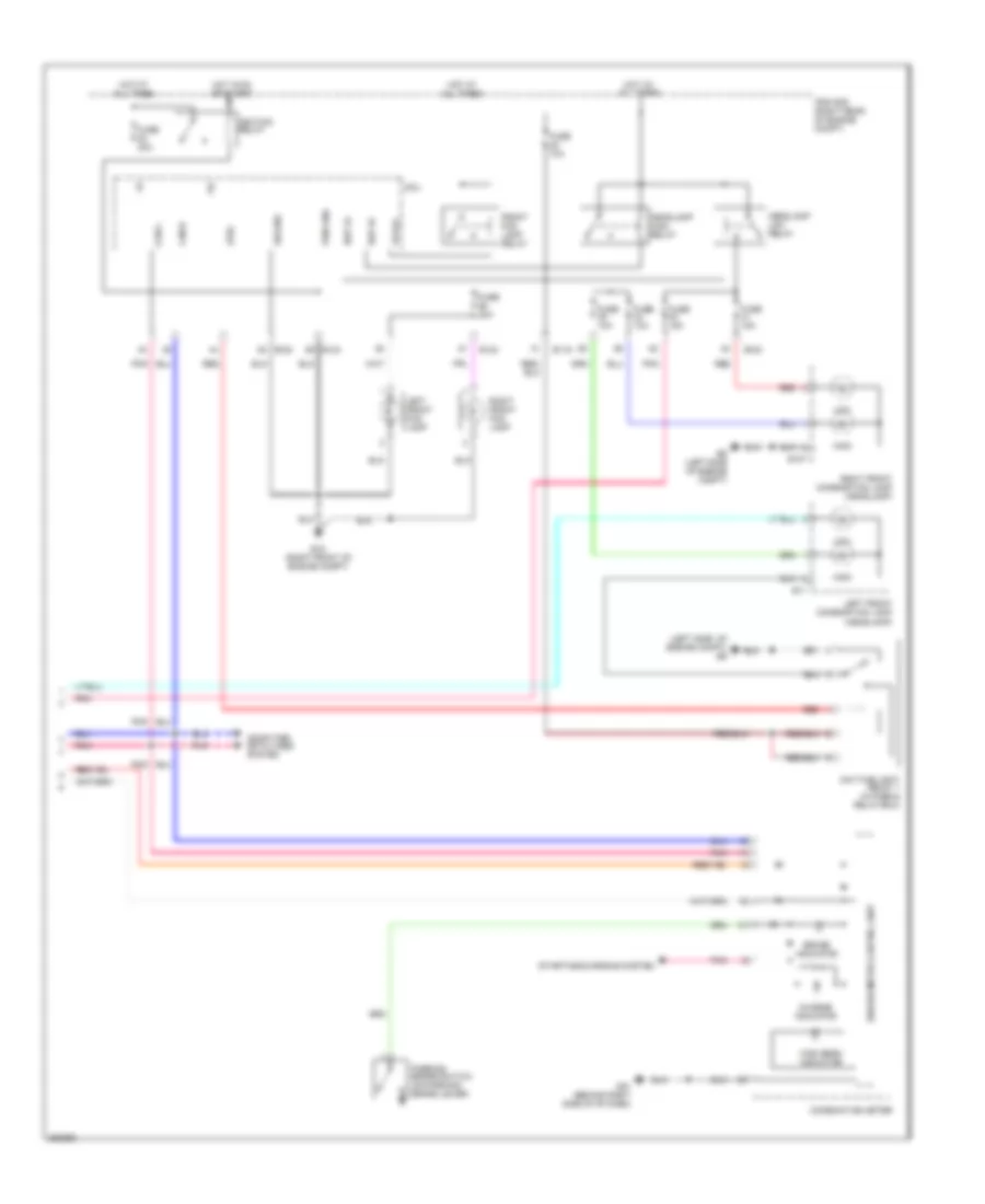Headlights Wiring Diagram, with DRL (2 of 2) for Nissan Frontier SE 2007