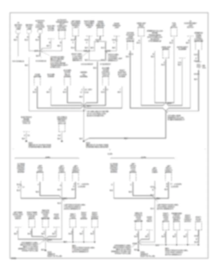 Электросхема подключение массы заземления (3 из 4) для Oldsmobile Cutlass Supreme SL 1997