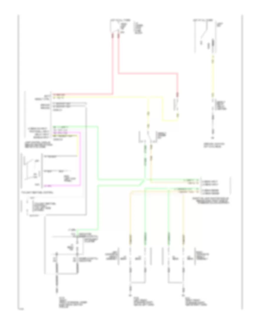 Headlight Wiring Diagram, withTwilight Sentinel & without Монитор лампы для Oldsmobile Ninety-Eight Regency Elite 1994