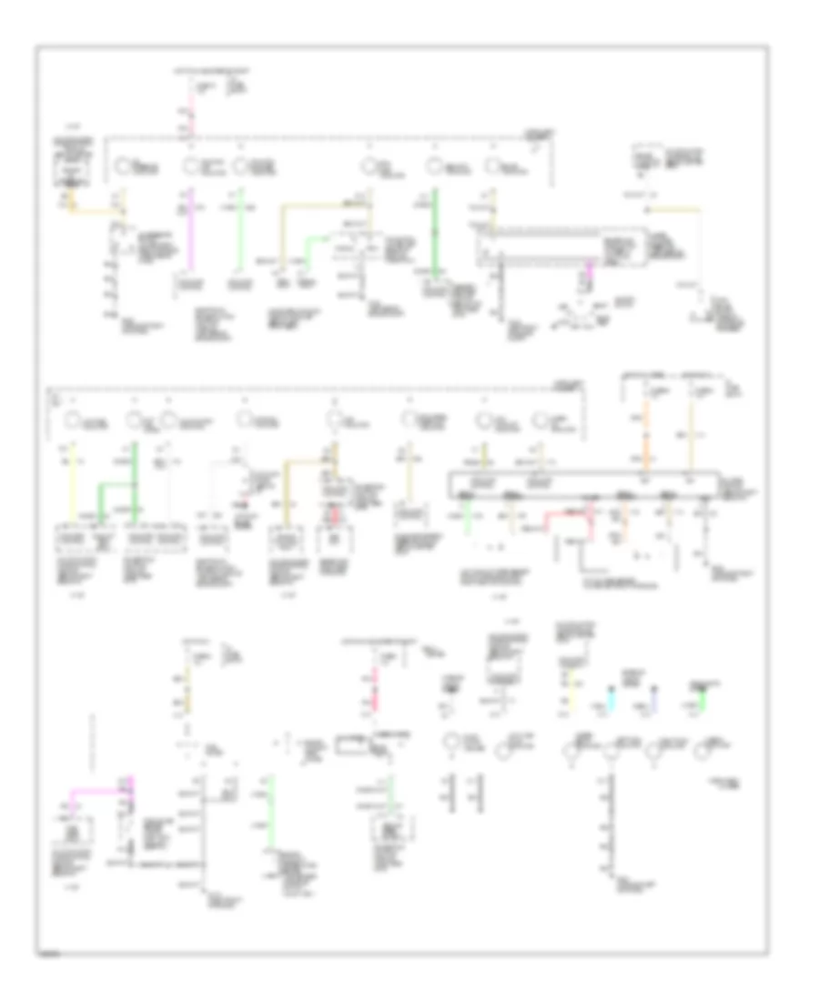 Электросхема панели приборов, стандартная комплектация для Oldsmobile Ninety-Eight Regency Elite 1994