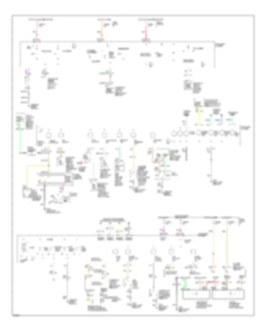 Электросхема панели приборов, приборы для Oldsmobile Ninety-Eight Regency Elite 1994