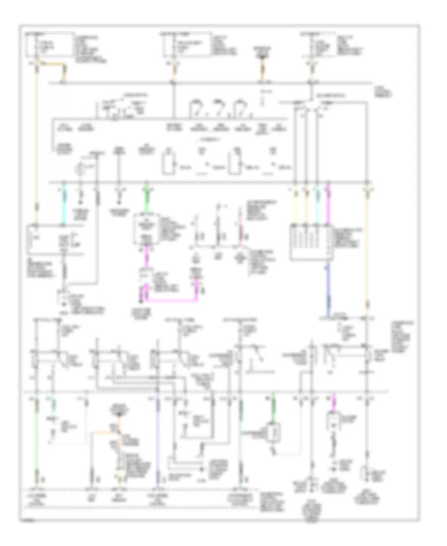 3.4L VIN E, Manual AC Wiring Diagram for Oldsmobile Alero GLS 2003