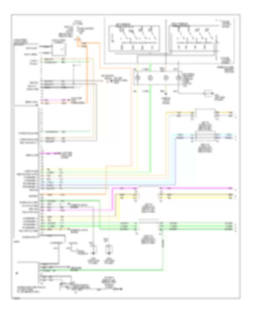 Radio Wiring Diagram with Amplifier 1 of 2 for Oldsmobile Alero GLS 2003