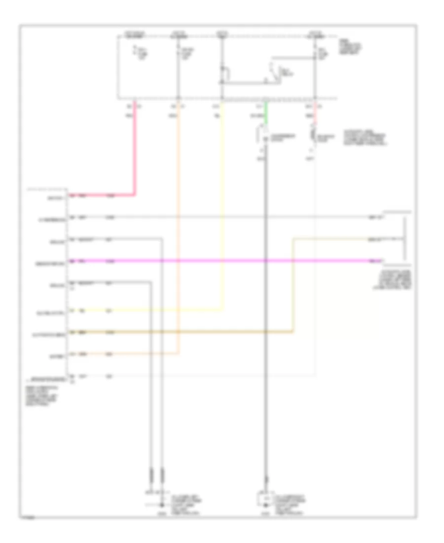 Electronic Suspension Wiring Diagram for Oldsmobile Aurora 2003
