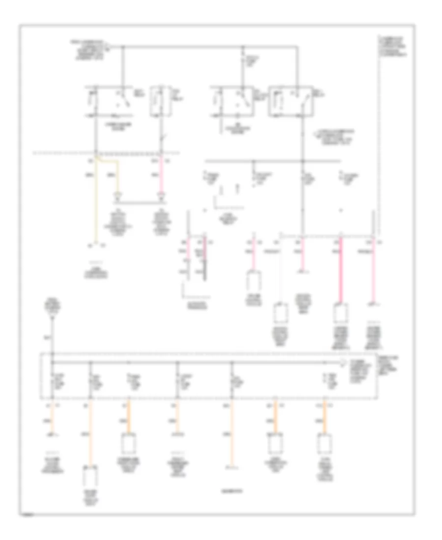 Power Distribution Wiring Diagram (2 of 5) for Oldsmobile Aurora 2003