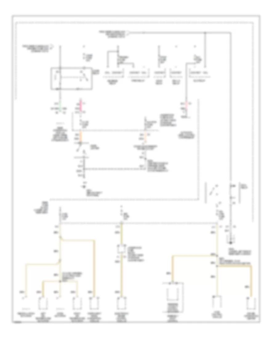 Power Distribution Wiring Diagram (5 of 5) for Oldsmobile Aurora 2003