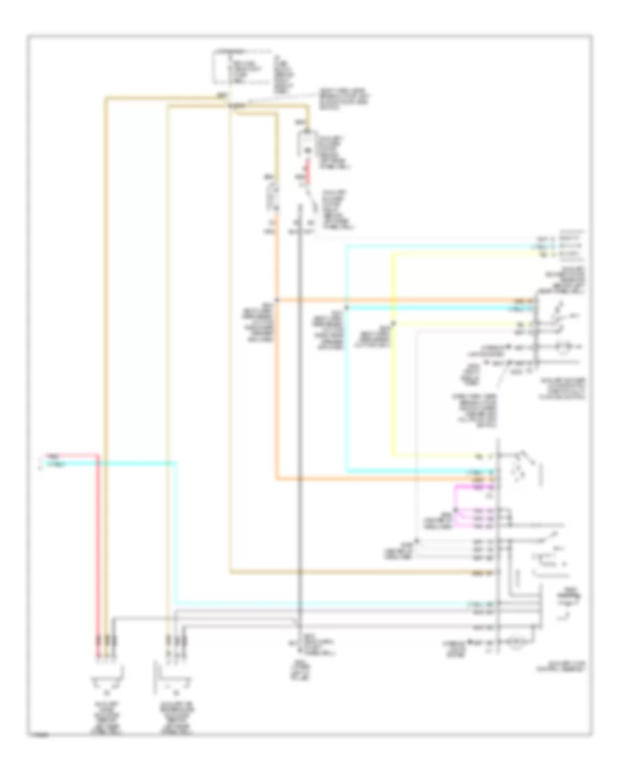 Manual AC Wiring Diagram, without Video Entertainment (2 of 2) for Oldsmobile Silhouette GL 2003