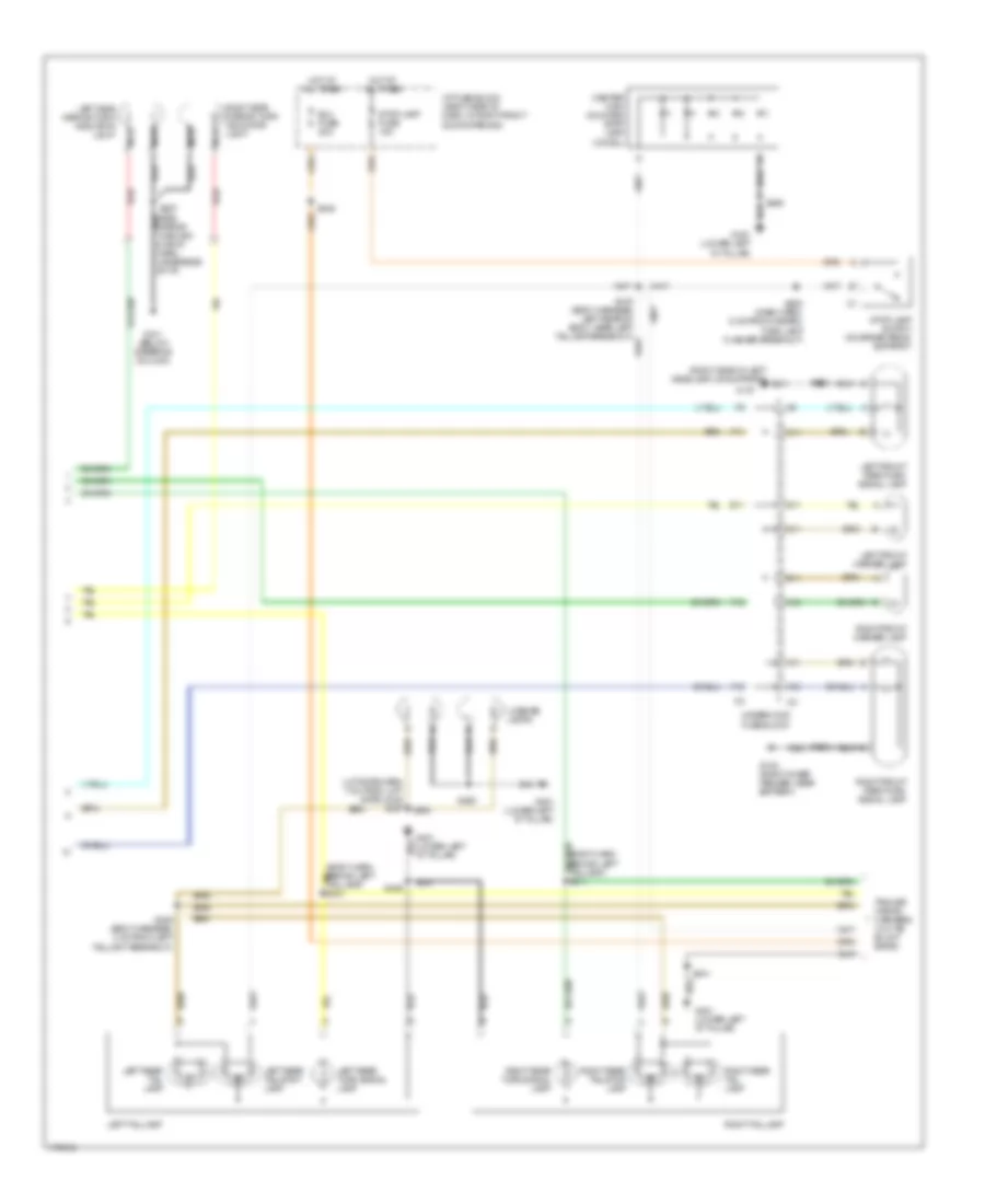 Exterior Lamps Wiring Diagram (2 of 2) for Oldsmobile Silhouette GL 2003