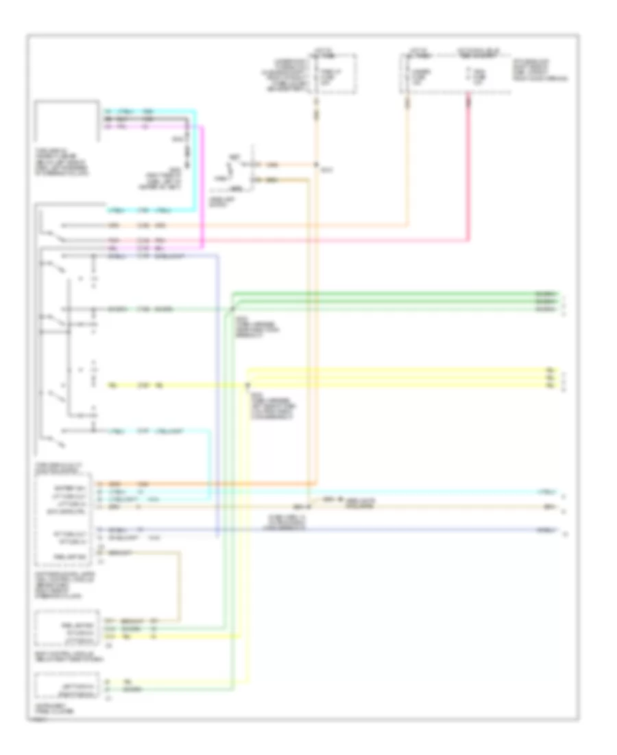 Exterior Lamps Wiring Diagram (1 of 2) for Oldsmobile Silhouette GLS 2003