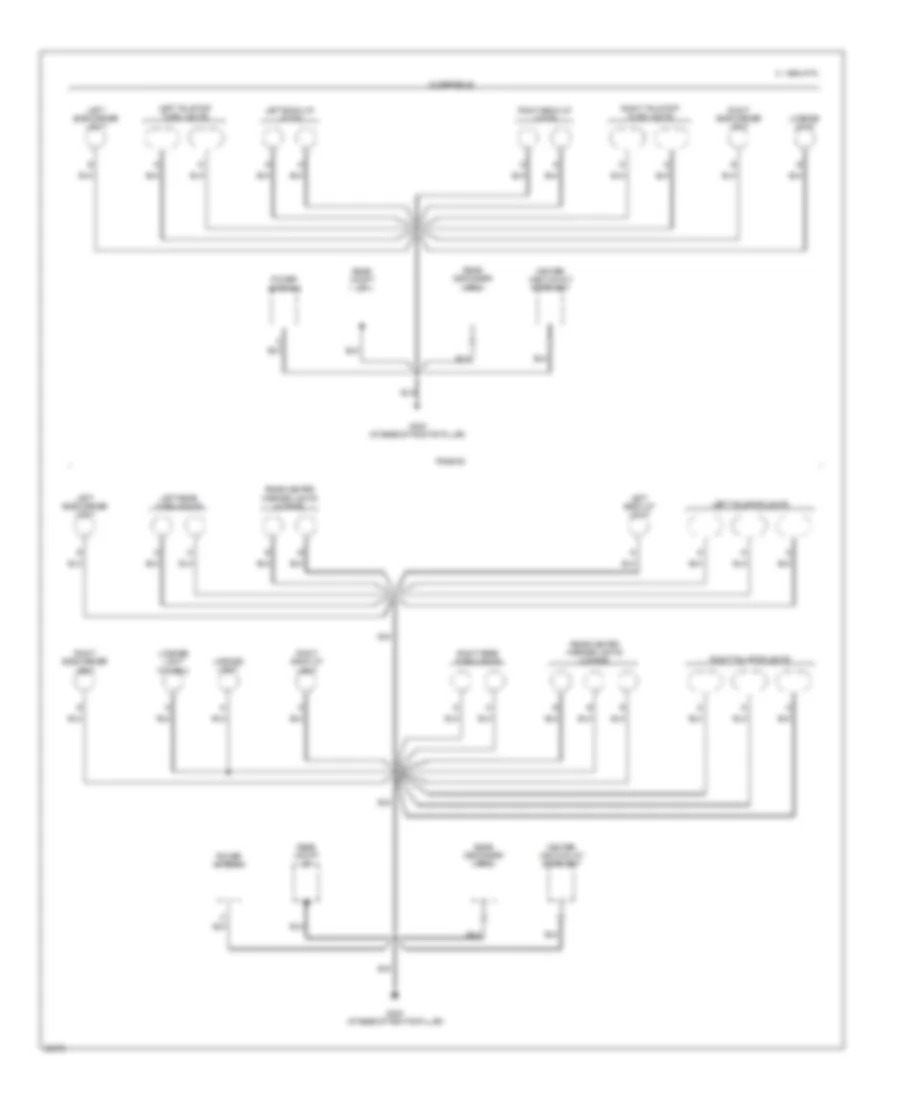 Ground Distribution Wiring Diagram (6 of 6) for Oldsmobile Cutlass Supreme 1995