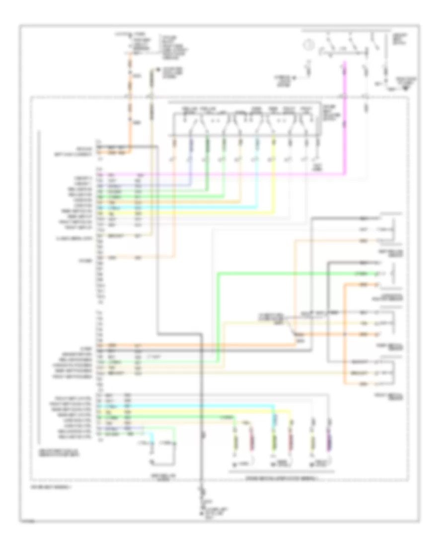 Memory Systems Wiring Diagram for Oldsmobile Silhouette Premiere Edition 2003