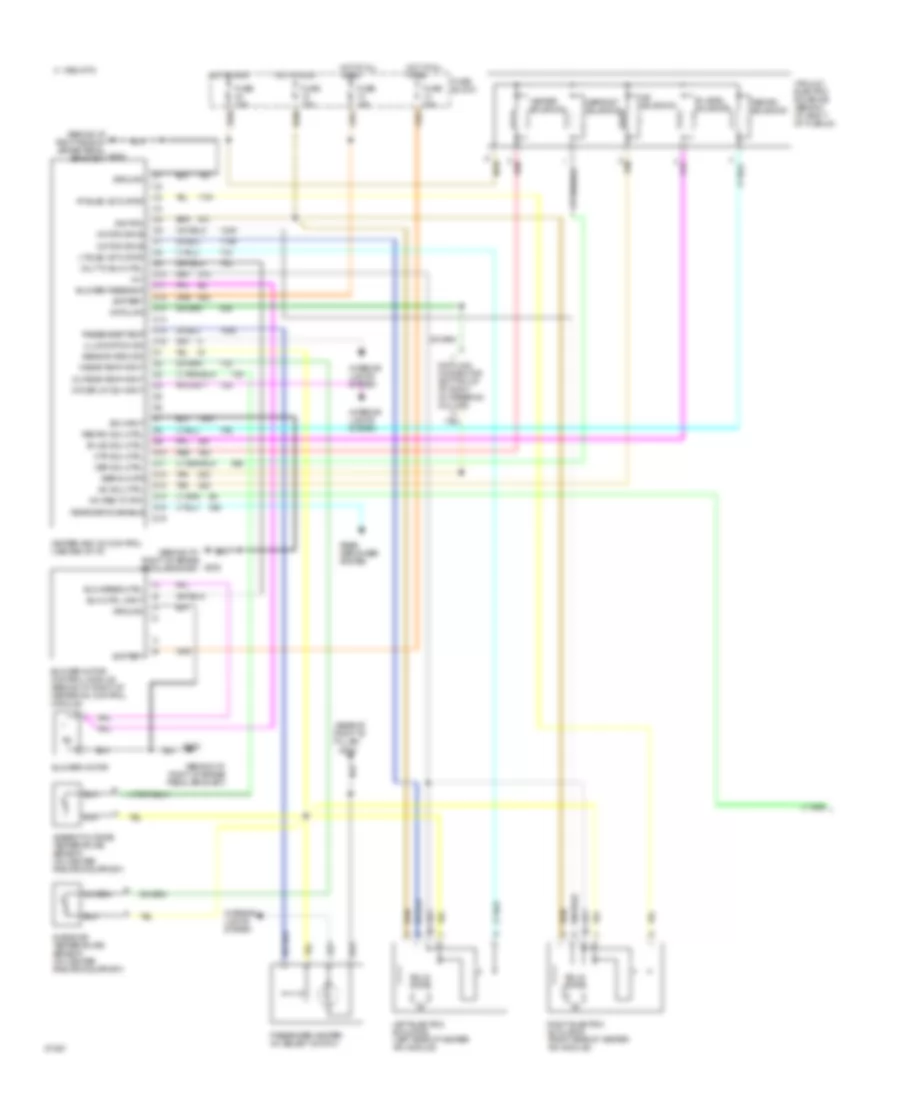A C Wiring Diagram Auto A C 1 of 2 for Oldsmobile Cutlass Supreme S 1995